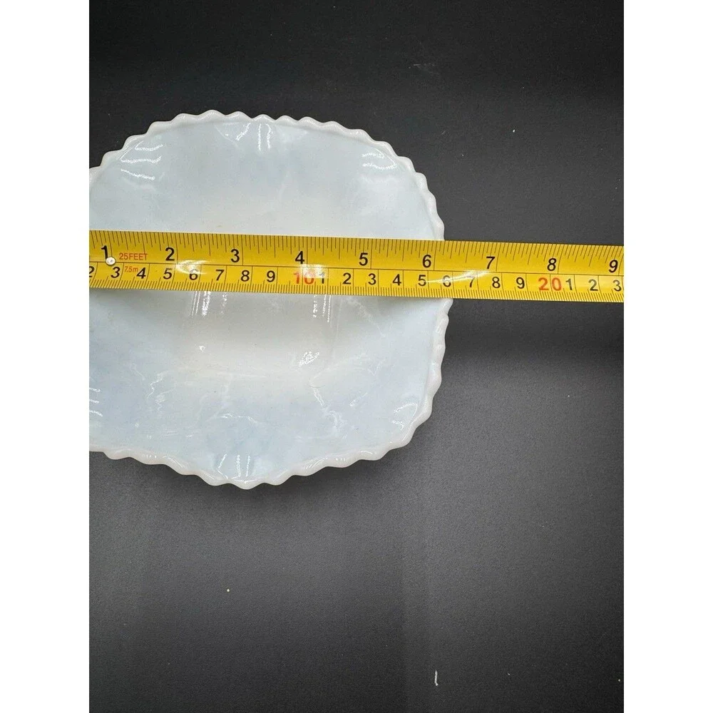 Hazel Atlas Milk Glass Candy Dish